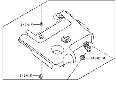 Nissan 14041-1AA1A