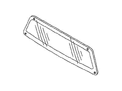 Nissan 79712-S3501 Glass Back Window