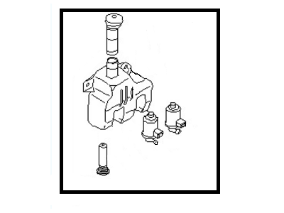 Nissan 28910-32R02 Tank Assy-Windshield Washer