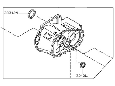 Nissan 30400-JA60A Housing Assy-Clutch