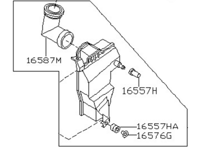 Nissan 16585-2Y000