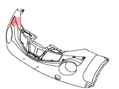 Nissan 62022-4FT0H Front Bumper FASCIA