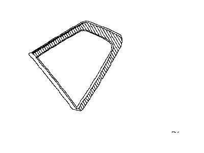 Nissan 83300-4BA0B Glass Assy-Side Window,RH