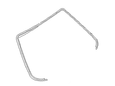 Nissan 79752-0E700 Moulding-Rear Window,Upper