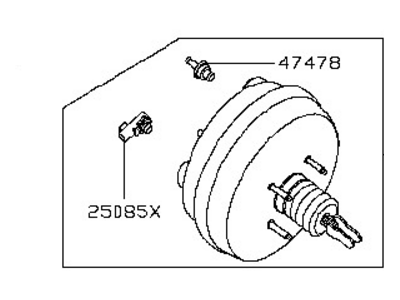 Nissan Pathfinder Brake Booster - 47210-3NA0C