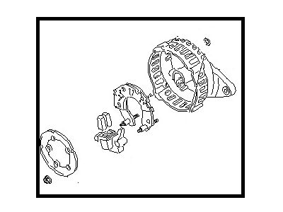 1986 Nissan 300ZX Alternator Case Kit - 23127-05P11