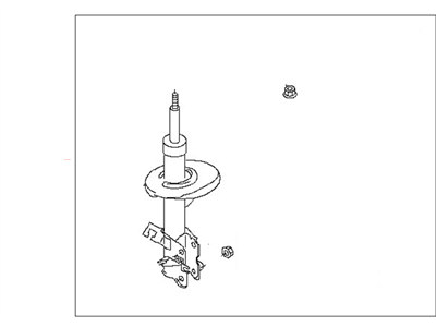 2013 Nissan Rogue Shock Absorber - E4303-1VK0A