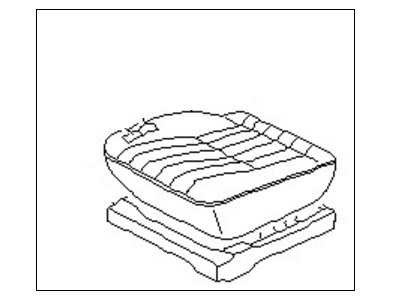 Nissan 87300-7Z010 Cushion Assy Front Seat