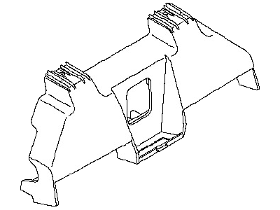 Nissan 96252-1EA0A Bracket Licence Lamp