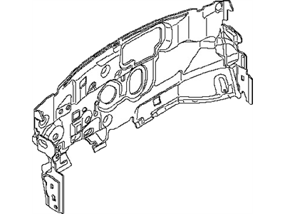 Nissan 67900-6CB0A INSULATOR Dash Center