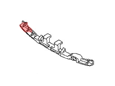 Nissan 62090-ZK30A Energy ABSORBER-Front Bumper