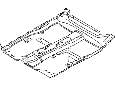 Nissan 74902-EL05A Carpet Assy-Floor