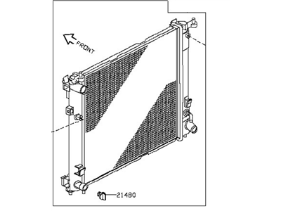 Nissan 21460-1HS3B Radiator Assy