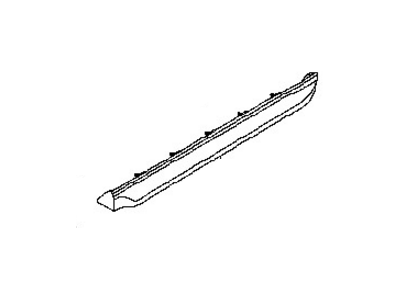 Nissan 82876-9PB0A MOULDING-Front Door, RH