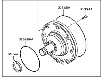 2005 Nissan Titan Oil Pump - 31340-95X01