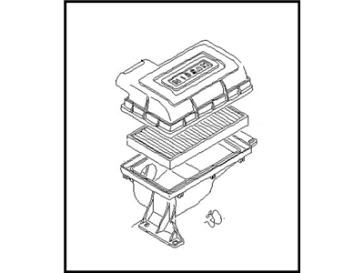 Nissan 16500-W2511 Air Cleaner Assembly