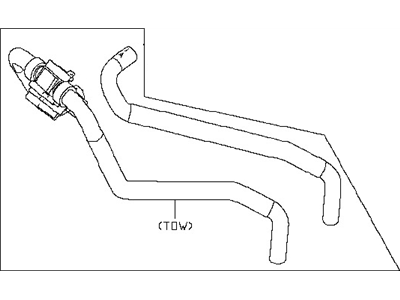 Nissan 92400-1PD0A Hose-Heater,Inlet