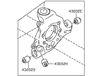 2018 Nissan Murano Steering Knuckle - 43021-1AA0A