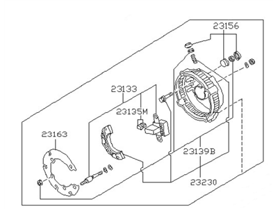 Nissan 23127-30R60 Cover Assy-Rear