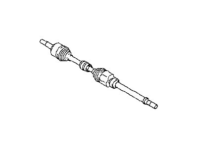 Nissan 39100-3LM0A Shaft Assy-Front Drive,RH