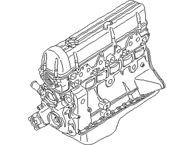Nissan 10102-W3300 Engine Assembly Bare