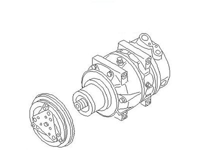 Nissan 92600-4W000 Compressor-Cooler