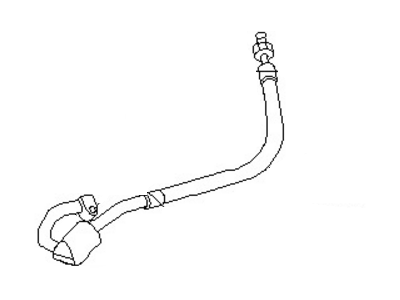 Nissan 92481-1KC0A Hose Flexible, Low