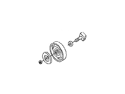 Nissan 11925-EA00A PULLEY Assembly-IDLER (GROOVED)