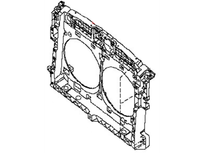 Nissan 62500-3JA0B Support Assembly - Radiator Core