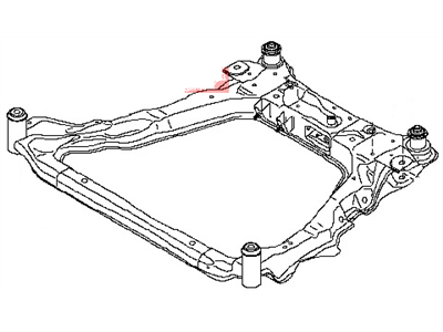 2014 Nissan Rogue Front Cross-Member - 54400-4CU0A