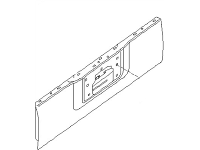 Nissan 93400-7S230 Gate-Rear