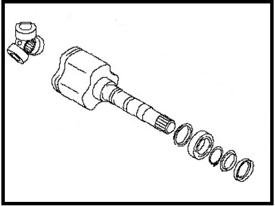 2015 Nissan Juke CV Joint - 39771-BV81C