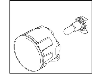 Nissan 26150-8993B Lamp Fog RH