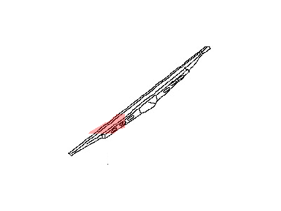 Nissan 28790-7Z000 Rear Windshield Wiper Blade Assembly