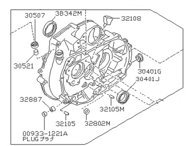 Nissan Sentra Bellhousing - 30400-70A00