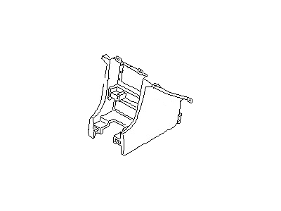 Nissan 68104-5HA0A Panel-Instrument Lower,Center