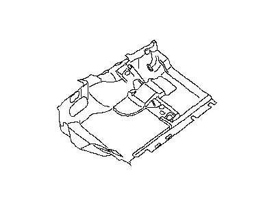 Nissan 74903-EA44B Carpet Assembly-Front Floor,L