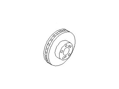 Nissan 300ZX Brake Disc - 40206-30P01