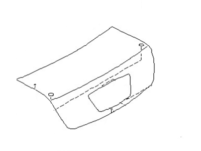 Nissan 84300-8J031 Lid-Trunk