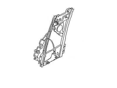 1988 Nissan Pulsar NX Window Regulator - 80701-80M00