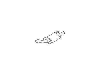 1989 Nissan Sentra Muffler - 20100-69A62