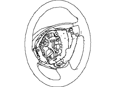 Nissan 48430-3NF1A Steering Wheel Assembly W/O Pad