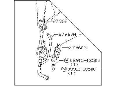 1992 Nissan 300ZX Antenna - 28200-44P00