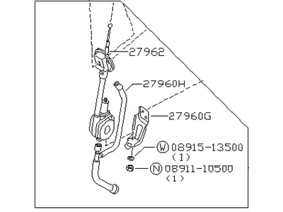 Nissan 300ZX Antenna - 28200-44P01