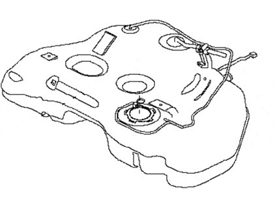 2014 Nissan Altima Fuel Tank - 17202-3TA0B