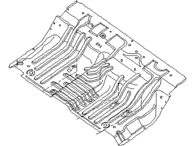 2007 Nissan Frontier Floor Pan - 74512-EA830