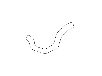 Nissan 92400-1E400 Hose-Front Heater,1