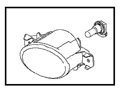 Nissan Altima Fog Light - 26155-6CA0A