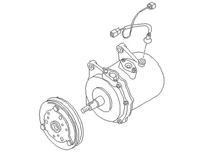 1987 Nissan Hardbody Pickup (D21) A/C Compressor - 92600-09G01