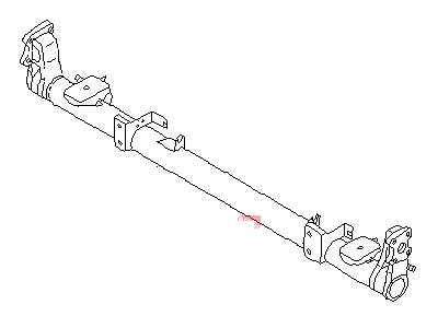 Nissan 43009-0B001 Tube Assy-Rear Axle